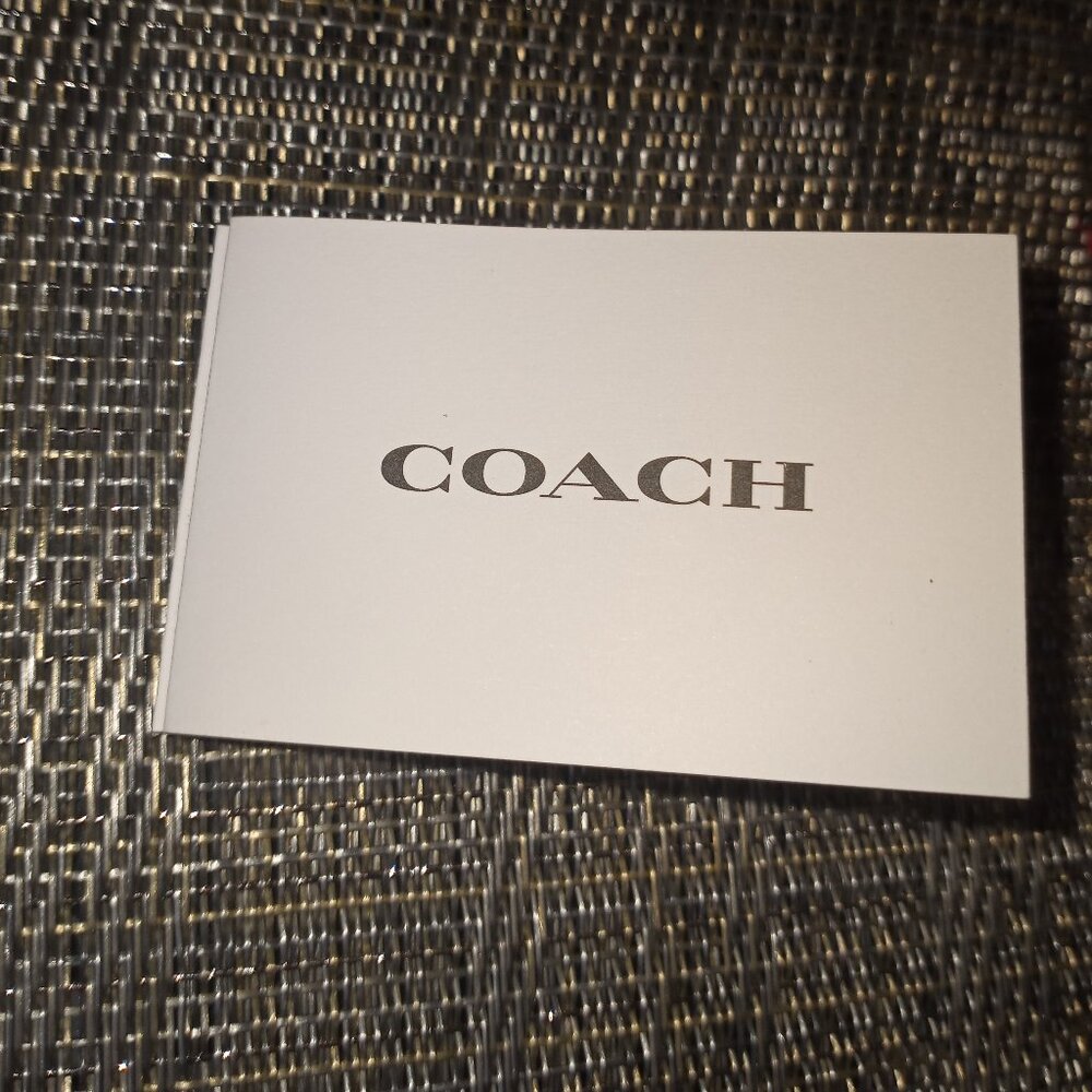 COACH Navy Blue Tote with Logo Front - Picture 8 of 11